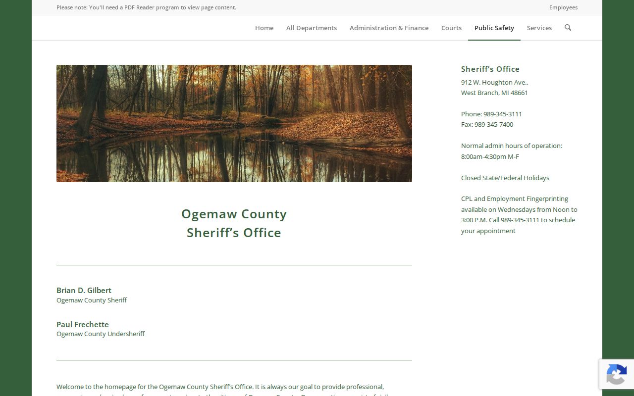 Ogemaw County most wanted research: Sheriff's Office official page
